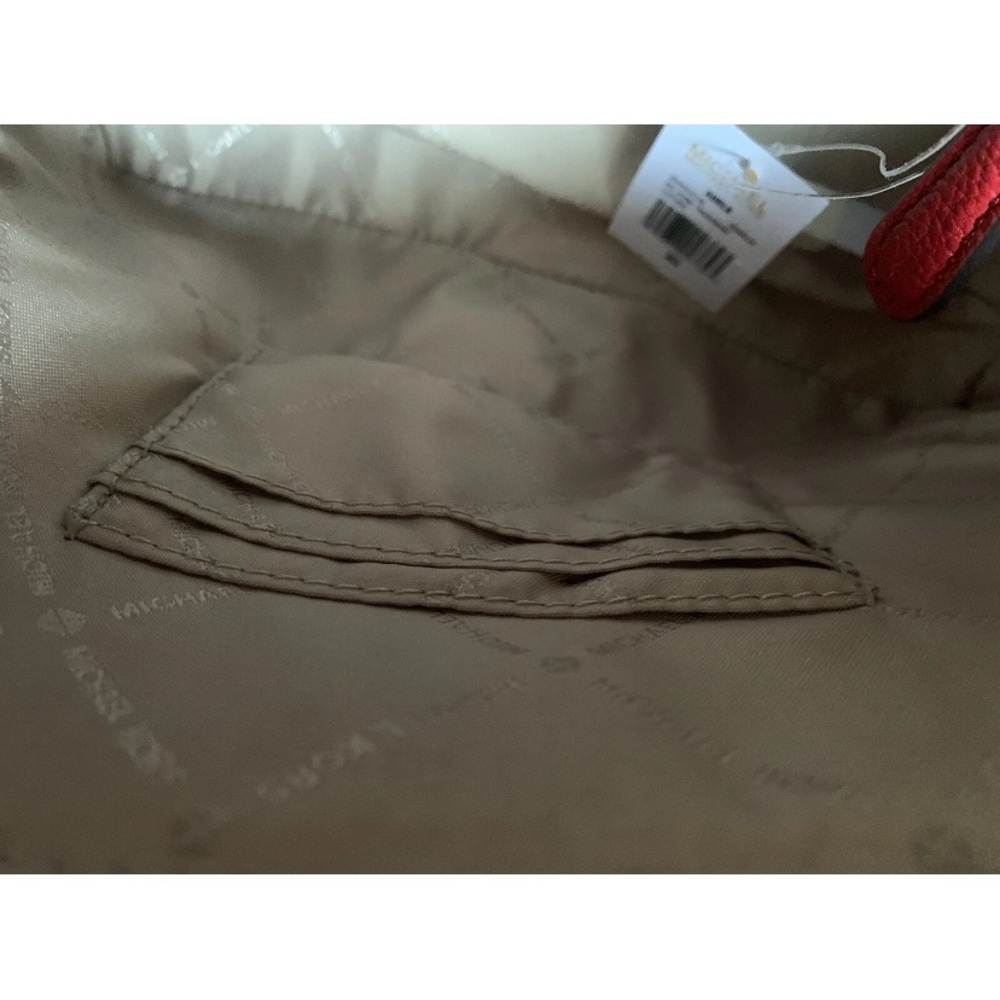 Michael Kors Sz Medium Scarlet Red Bag Adele Dome Crossbody NWT - Picture 11 of 11